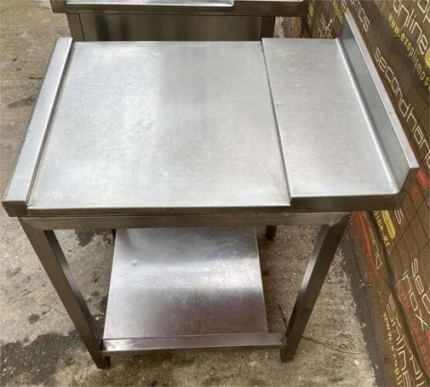 Τραπέζι Εξόδου Πλυντηρίου Ανοξείδωτο Για Μπασκέτες Μεταχειρισμένο 